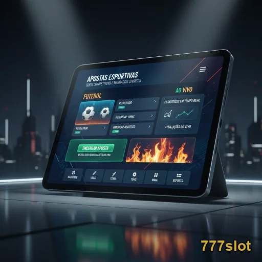 Apostas esportivas ao vivo na plataforma 777slot.