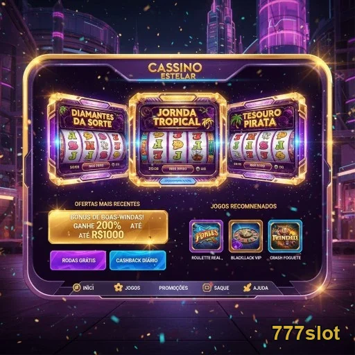Interface do aplicativo 777slot exibindo jogos VIP.