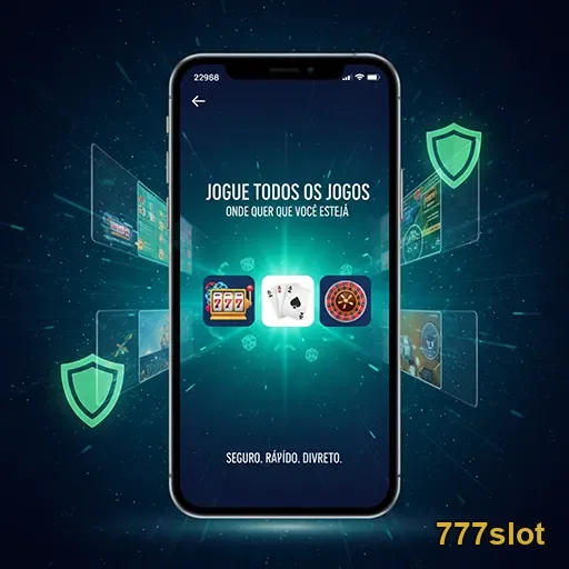 Imagem do app 777slot mostrando jogos de cassino VIP.