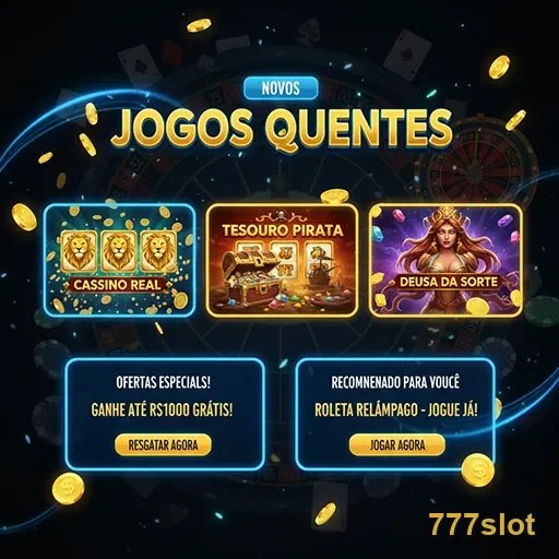 Interface do 777slot com novos jogos acessíveis para VIPs.