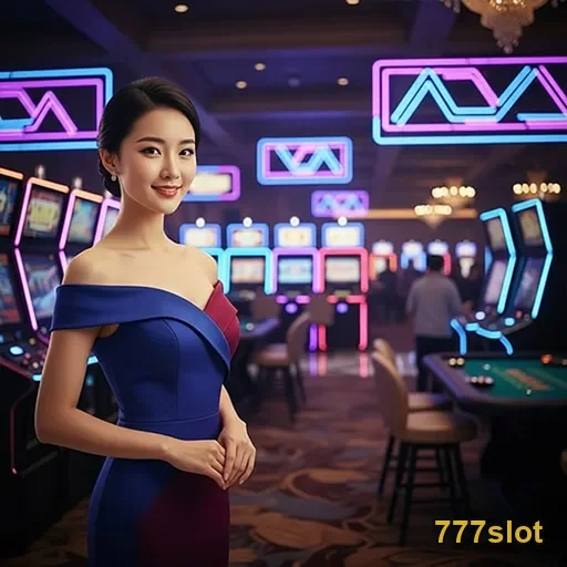 Profissional de suporte no cassino 777slot em ambiente VIP.